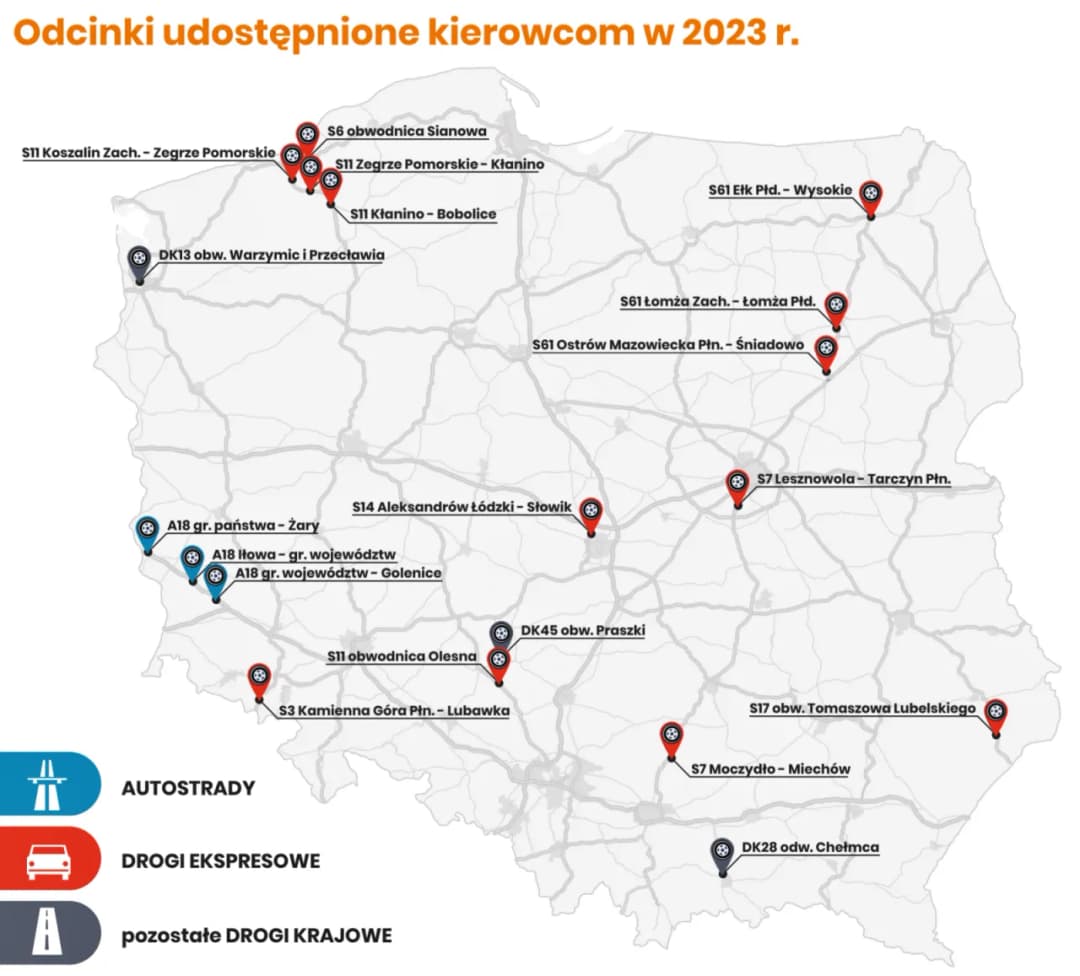 Mapa autostrad w Polsce 2023 - znajdź najlepszą trasę i unikaj korków