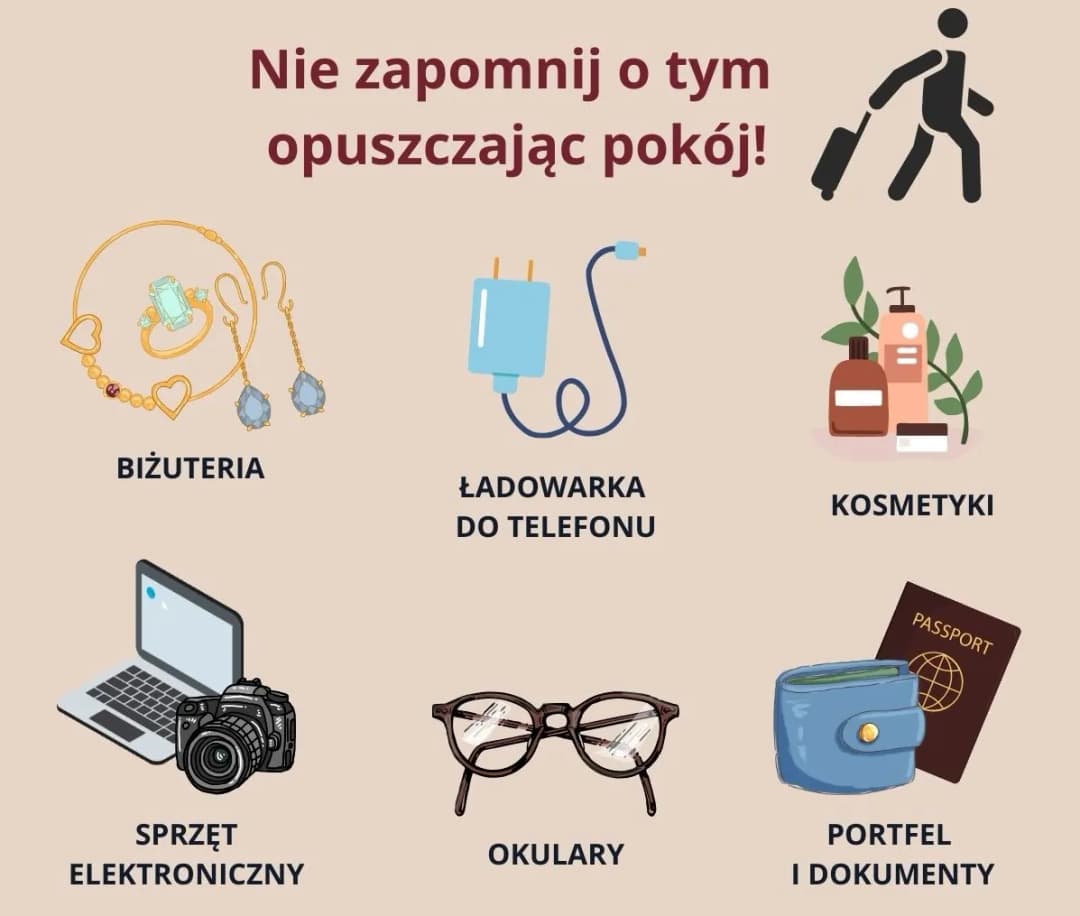 Jak zostawić pokój w hotelu, aby nic nie zgubić i uniknąć problemów