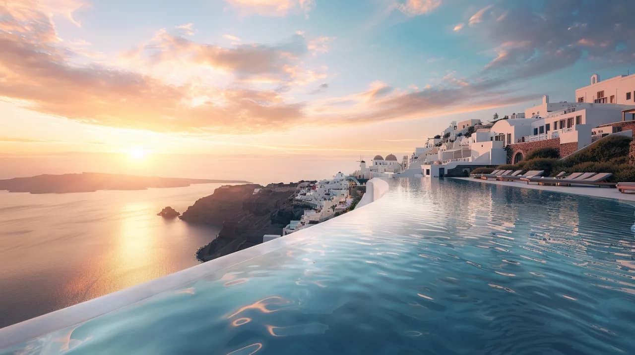 Santorini Hotel - luksusowy wypoczynek: Odkryj piękno Santorini