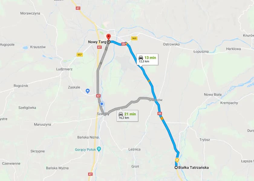 Jak dojechać do Białki Tatrzańskiej pociągiem? Sprawdź trasy i rozkłady jazdy